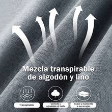 Sofá-cama plegable + almohada aleatoria, doble uso para sentarse y dormir, artículo imprescindible para hogares que ahorran espacio - Gris - Ver 7