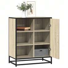 Villeneuve Credenza Rovere Sonoma 62x35x76 cm in Legno Multistrato - Marrone - Visualizzare 1