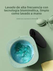 6 ventajas principales de la lavadora plegable | limpieza profunda, rueda ondulada de cuatro dimensiones antilavado de manos | gran capacidad de 8 l | esencial para viajes de negocios - Tipo de Enchufe A USA (110-127V) - Ver 7