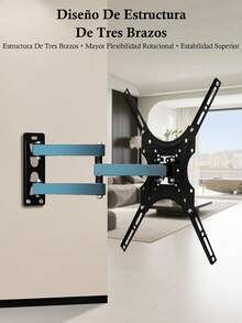 Soporte de TV de acero inoxidable para el hogar, retráctil, adecuado para televisores de 14 a 55 pulgadas, admite expansión de TV, admite configuraciones LCD - Apto para 14-55 pulgadas - Ver 10