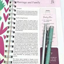 Bible Reading Plan & Study Journal For Women: A5 Portable Notebook With 52-Week Guided Schedule, Note-Taking Pages, Ideal Christian Gift For Birthday, Christmas - 1 PC - View 3