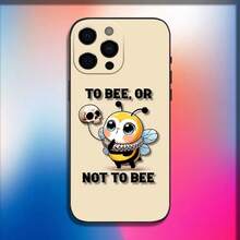 Funda de Teléfono de Vaca, Cerdo, Abeja, Rana, Rata, Dragón, Mapache para 16,15,14,13,12,11,Pro,Plus, Cubierta Negra Suave - Z4 - Ver 11