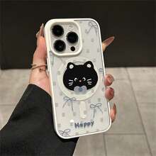 Black Cat Magsafe Magnetic Clear Phone Case for  16 15 14 13 12 11 17 Pro Max 17 AIR XS Max X Shockproof Protective Cover Bumper - Blanco - Ver 6
