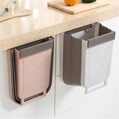 Wall-Mounted Kitchen Trash Can, Household Food Waste Sorting, Stackable, Cabinet/Door Hanging, Bathroom Toilet Paper Holder