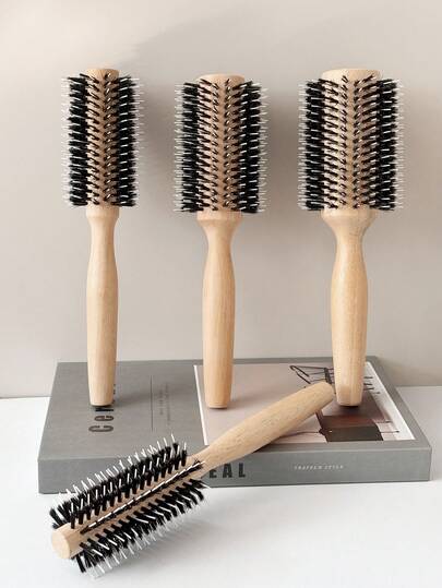 1pc Professional Thermal Round Nylon Bristle Hair Brush For Blow Drying, Precise Heat Styling. Available In Four Sizes, Hair Styling Tools, Accessories For Salon, Beauty, Travel, Back To School, Holiday Essentials