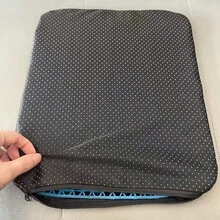 1个透气凝胶蜂窝坐垫，多功能冷却垫，适用于办公室、汽车座椅、椅子，便携可折叠 - 彩色 - 查看 3