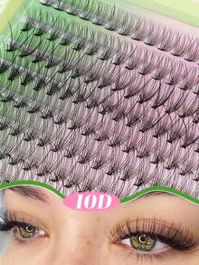 720/640/621套DIY假睫毛粘合剂套装，D型假睫毛延长套装，包含10D、20D、30D、40D、50D、60D、80D、100D、120D、150D。 - 青檸色 - 查看 11