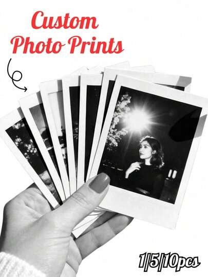 Personligt fototryck - Anpassad årsdags- och alla hjärtans dag-present (till honom/henne) | Alternativ: 1 st, 5 st, 10 st | Unik romantisk present till pojkvän, flickvän, bästa vän | Varm present till födelsedag, årsdag