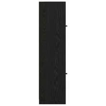 Villeneuve Credenza Rovere Nero 35 x 37 x 142 cm Legno multistrato - Nero - Visualizzare 7