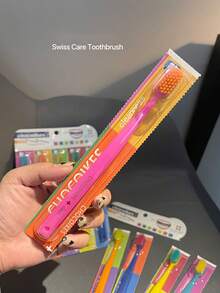 1pc Adult Toothbrush, Gum Care And Teeth Cleaning - Multicolor - View 2
