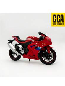 C C A 1:12 Suzuki GSX-R1000 摩托車合金模型，可站立，後輪懸吊，車把可左右轉向，附展示底座，男孩女孩玩具，萬聖節聖誕節生日禮物 - 彩色 - 查看 8