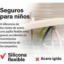 R's Popotes de Silicona Reutilizables Desenrollables BPA Free Pajillas Flexibles Grado Alimenticio para Niños y Adultos Fácil Limpieza Suaves Plegables y Resistentes al Calor Set de 5 Colores - 5 - Ver 6