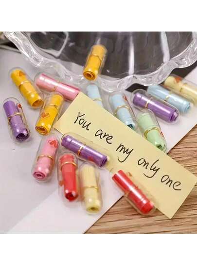 30 قطعة من كبسولات رسائل الحب بألوان عشوائية، كبسولات بركة صغيرة، كبسولات رسائل زجاجة أمنية، حبوب جميلة، هدية رومانسية للعلاقات البعيدة، مناسبة لكتابة رسائل رومانسية وملاحظات الصداقة للأصدقاء والحبيبات، هدايا حفلات، تذكارات زفاف، أعياد ميلاد، مناسبات، هدايا اعتراف وتعميد، عيد الحب، ذكرى زواج، واكسسوارات مجوهرات DIY