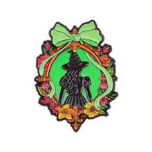 Ghim cài áo, huy hiệu, phụ kiện trang trí ba lô bằng men dễ thương, quà tặng thời trang nữ, phụ kiện trang sức thời trang. - màu đen - Xem 4