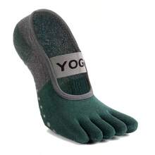 5/3/1 Pares Meias Esportivas com Cinco Dedos para Mulheres, Meias Curtas de Barco para Tornozelo Feminino, Adequadas para Ioga, Atividades ao Ar Livre, Pilates, Meias Curtas para Tornozelo, Antiderrapantes, Adequadas para Leggings, Corrida, Fitness, Pular Corda, Dança, Pilates, Meias Esportivas para Tornozelo - Multicolorido - Visão 19