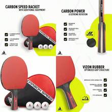 Bate de Tenis de Mesa de Carbono - Velocidad - Ver 1