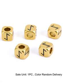 1pc Vinking Runes Signs Accessories Runic Alphabets Letters Sacred Symbol Bead For DIY Making Bracelet Necklace Jewelry H593