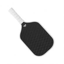 18K Carbon Fiber Pickleball Paddle, Matte Rough Surface, 16mm Thick, Competition Grade For Professional Players - White - View 2