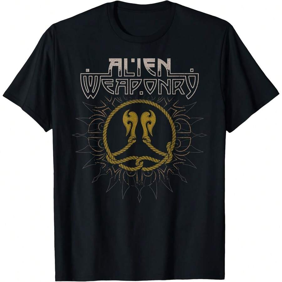 Alien Weaponry-Camiseta con logotipo de Sun - Negro - Ver 1