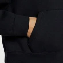 Nike Women's AS W NSW PREGAME FLC ZIP HOOD Knit Hoodie IF0329-010 - Black - View 3