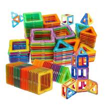 Local Shipment Of Magnetic Building Blocks, Puzzle Toys (Various Shapes Of Tanks/Ferris Wheels/Animals/Robots), Sturdy Plastic Materials, Birthday Gifts, Puzzle Toys, Suitable For Early Childhood Education Through Game Learning - Multicolor - View 2