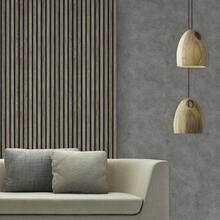 Adhesive Wallpaper With Ribbed Design, Aged Wood, Thin Strips - Multicolored 24 - View 4