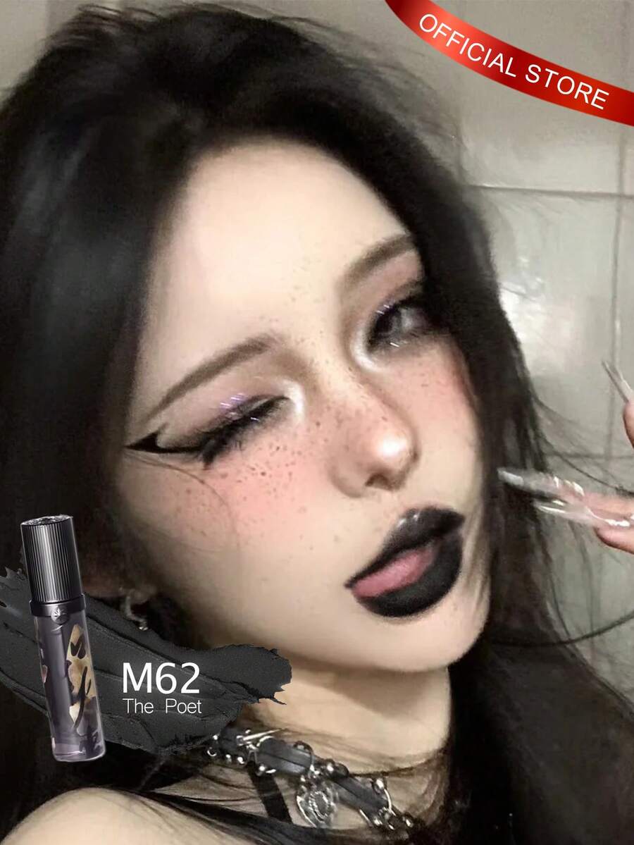 GIRLCULT Love Whisper Matte Lip Gloss #M62 Poet | Innovative Matte To Shine Formula | Velvety Smooth Texture | Lightweight Matte Lip Gloss | Long-Lasting Color, Gift Included - #M62 the Poet - View 1