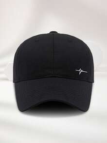 1 Piece Of Men's Black Multi-Color Simple Casual Fashion Outdoor Popular Travel Sunshade And Sun Protection Adjustable Size Small Icon Printed Personalized Baseball Cap Baseball Cap Dad Hat Suitable For Daily Matching And Versatile Use,Hats Hats For Women Hats For Men Men Gifts Men Hats Funny Gifts Cap Dad Gifts Funny Gifts For Adults Winter Hat Baseball Cap Trucker Hat Black Hat Gifts For Boyfriend - D - View 2