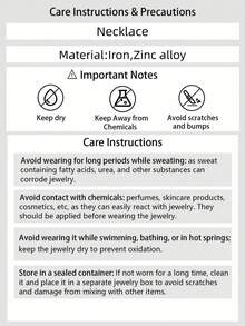 Flower Decor Long Necklace Valentines,Mom,Mother,Mother's Day,Gift - Rose Gold - View 3