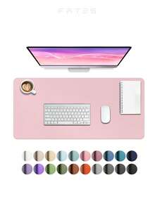 Leather Desk Mat, Mouse Pad, Non-Slip Desk Protector, Leather Desk Blotter, Computer Desk Mat, Waterproof Desk Pad, Suitable For Office And Home Decor - متعدد الألوان - مشاهدة 3