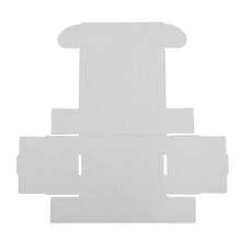 50 Pcs White Outside Yellow Inside Corrugated Paper Boxes - 6x4x2 Inch (15.2*10*5cm) For Shipping Packaging Storage Use - 預設 - 查看 3