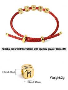 1pc Vinking Runes Signs Accessories Runic Alphabets Letters Sacred Symbol Bead For DIY Making Bracelet Necklace Jewelry H593