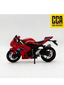C C A 1:12 Suzuki GSX-R1000 摩托車合金模型，可站立，後輪懸吊，車把可左右轉向，附展示底座，男孩女孩玩具，萬聖節聖誕節生日禮物 - 彩色 - 查看 4