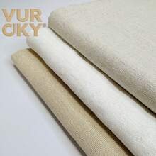 Vải lanh thủ công 100% tự nhiên, vải lanh thêu, chất liệu may vá, quần áo, phụ kiện thủ công, vải lót, vải chần bông, vải xếp ly may mặc. - Nhiều màu - Xem 2