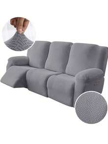 三座躺椅沙发套，弹力躺椅沙发套，柔软弹性可水洗家具及宠物保护套 - 彩色 - 查看 13