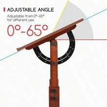 MEEDEN Mesa de dibujo de madera clásico: 35.5 x 23.5 pulgadas mesa de dibujo de artista con altura ajustable y mesa inclinable computadora de pintura de estudio para escribir lectura bocetos - Multicolor - Ver 4