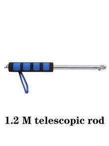 1.2m Retractable Stainless Steel Guiding Flag Pole, Retractable Teaching Whip, Teaching Rod, Outdoor Retractable Pole