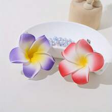 Women's Six Banana Flower Hair Clip Set (6 Pieces/4 Pieces) Cute Beach Vacation Floral Accessories - 豐富多彩的 - 查看 4