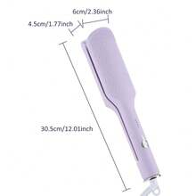 Hailicare 32毫米深波浪电卷发棒，4档可调温度，快速加热，持久定型，法式卷发器，蛋卷式离子卷发棒，防烫发夹，30分钟智能断电保护，操作简便，小巧轻便，圣诞礼物 - 美規A型插(110-127V) - 查看 10