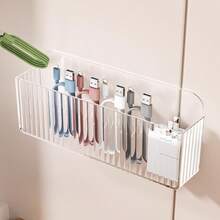 Wall-Mounted Cable Organizer Box, No Drilling Required, Magical Organizer For Phone Chargers And Power Banks, Cable Management - Multicolor - View 3