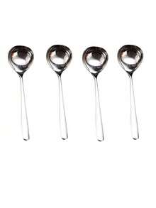 1/2/4件套不锈钢长柄勺，调味勺，火锅大圆勺，粥勺，汤勺，汤勺，多人共用