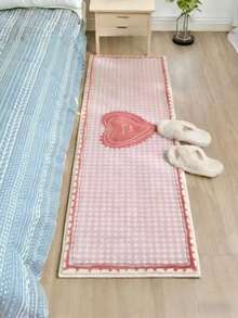 1 件装奢华仿羊绒地毯，优雅舒适的床头装饰，柔软蓬松，完美适用于现代卧室装饰、家居装饰，易于清洁，节日装饰 - 彩色 - 查看 8