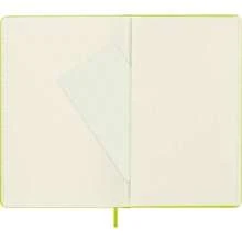 Moleskine - Cuaderno clásico, tapa dura, grande (13 x 21 cm), liso/blanco, verde mirto, 240 páginas(Rayas Verde Limón) - Multicolor - Ver 7