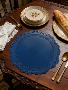 1 件 35 厘米硅胶防滑餐垫，北欧风格餐桌装饰垫，可水洗，易清洁，可擦拭，防滑，优雅餐垫，餐桌摆设，厨房桌面垫，节日婚礼装饰 - 彩色 - 查看 3