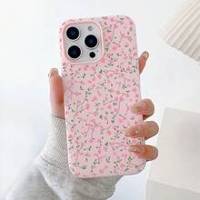 さまざまなモデルに対応する、緑のリーフがインったエレガントで新鮮なな花の茎の電話ケース。 2-in-1のデュアルレイヤーのゼリーテクスチャが特で、柔らかいらかくタッチり心地よいが良く、耐衝撃性があり、耐久性があります。 - ピンク - チェックする 7