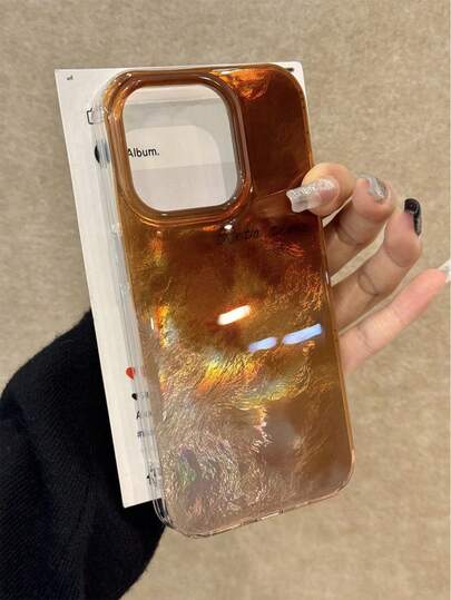 Tie-Dye High-End Feather Chiffon Painted Minimalist Fashion Phone Case Compatible With IPhone 17/17 Pro/17 Pro Max/16/16 Pro, 15/15 Pro Max, Galaxy A14/A15, S23 Ultra/A50, A12, A32, A52, A72, A51, A21S, A13, A14, S22 Ultra, S23, A33, A53, S20 FE