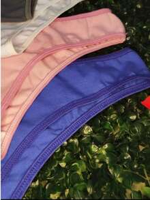 kit 10 Calcinhas conforto, tanga100% algodão. Ref001 - Multicolorido - Visão 4