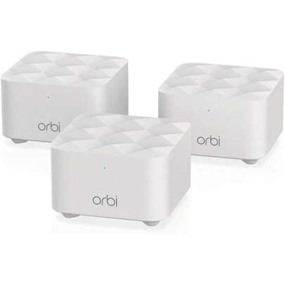 NETGEAR Orbi Whole Home Mesh WiFi System (RBK13) – Router Replacement Covers Up To 4,500 Sq. Ft. With 1 Router & 2 Satellites