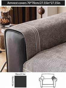 1 chiếc vỏ đệm sofa dùng được cả bốn mùa, kiểu dáng hiện đại tối giản, chống trượt, chống bụi và có thể giặt, mềm mại và không phai màu, thân thiện với thú cưng, phù hợp với sofa hình chữ L và sofa 1/2/3/4 chỗ ngồi. - Màu xám đen - Xem 15