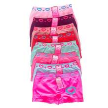 Paquete de Bóxer Infantil Microfibra para Niña 6Pz - Multicolor - Ver 2